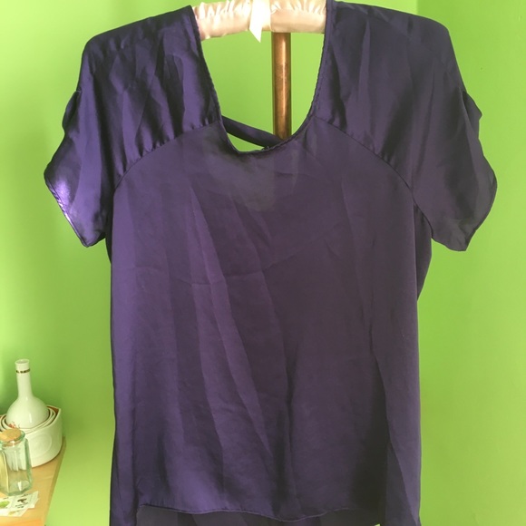 Gap Silky Plum Blouse - Picture 4 of 4